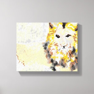 Toile Art : C'est le monde du lion