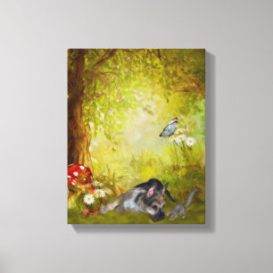 Toile Art Chien d'Imaginaire Chien Allemand Berger
