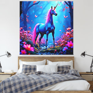 Toile Art de licorne de fantasy mystique