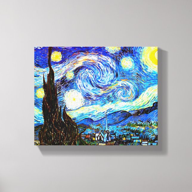 Toile Art de nuit Van Gogh Starry (Recto)