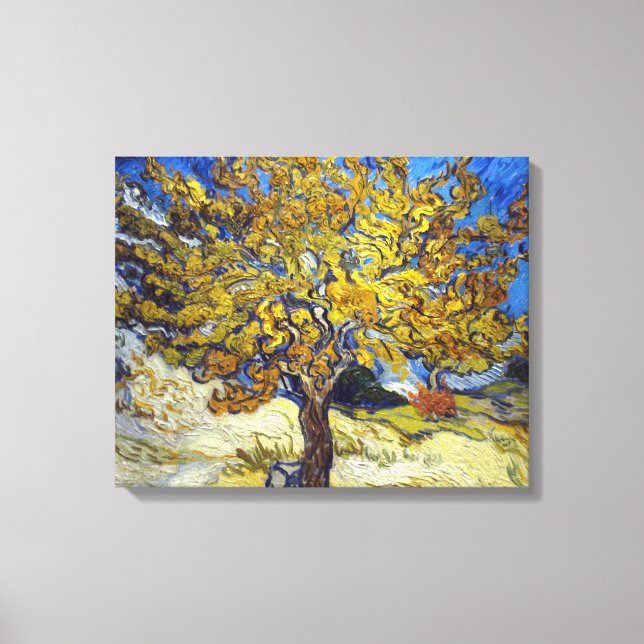 Toile Art de Van Gogh Mulberry Tree (Recto)