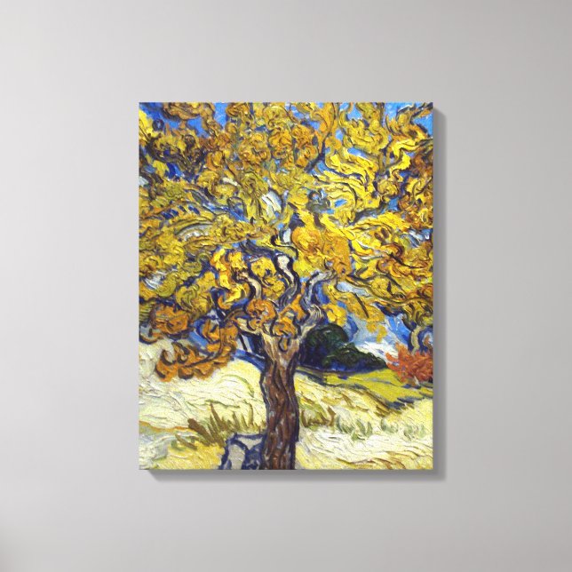 Toile Art de Van Gogh Mulberry Tree (Recto)
