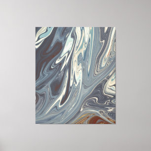 Toile Art des vagues tombées Meilleure peinture abstra