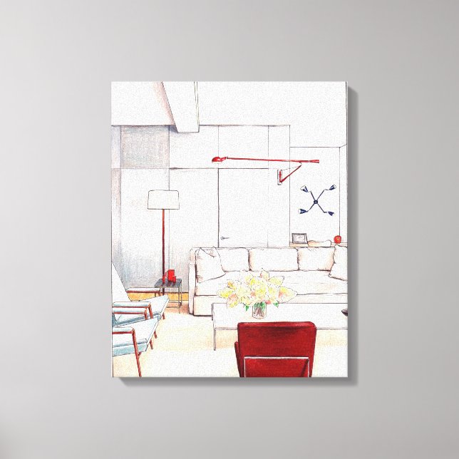 Toile Art Design d'intérieur moderne chic Imprimer sur t (Recto)