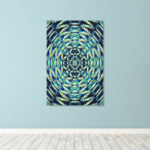 Toile Art du Mandala Quantique