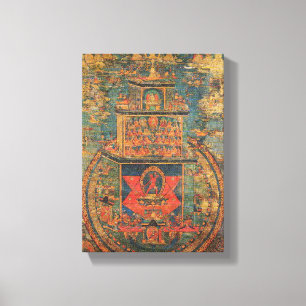 TOILE ART DU THIBET [MANDALA DE VAJRAYOGINI]