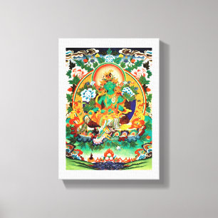 TOILE ART DU TIBET GREEN TARA