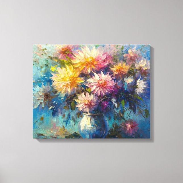 Toile Art élégant Dahlia Sonata (Recto)