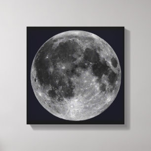 Toile ART ESPACE #22 de notre LUNE