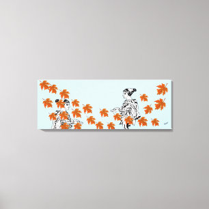 Toile Art : Feuille d'automne