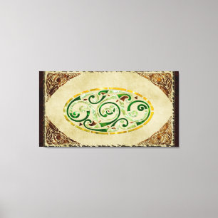 Toile Art folklorique traditionnel celtique