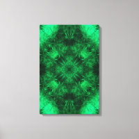 Art fractal mandala Énergie d'émeraude