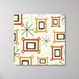 Toile Art géométrique moderne du milieu du siècle