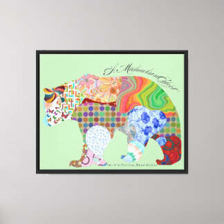 Toile Art It's Official Bear #033a - A MichaelsonEffect