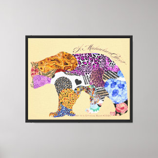 Toile Art It's Official Bear #033c - A MichaelsonEffect