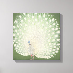 Toile Art japonais vintage   Peacock