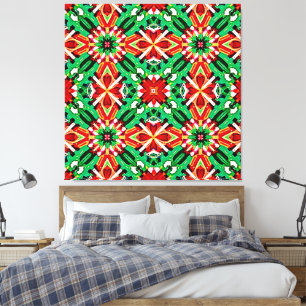 Toile Art mandala de rêve kaléidoscopique