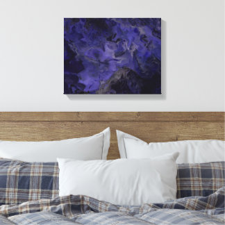 Toile Art mauve et noir