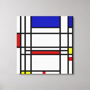 Toile Art moderne de Mondrian