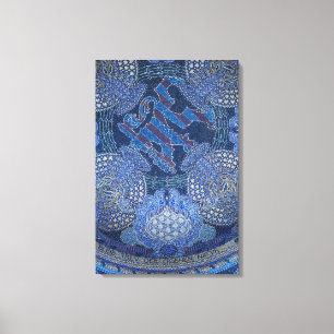 Toile Art Mosaïque Orné Bleu, Allemagne