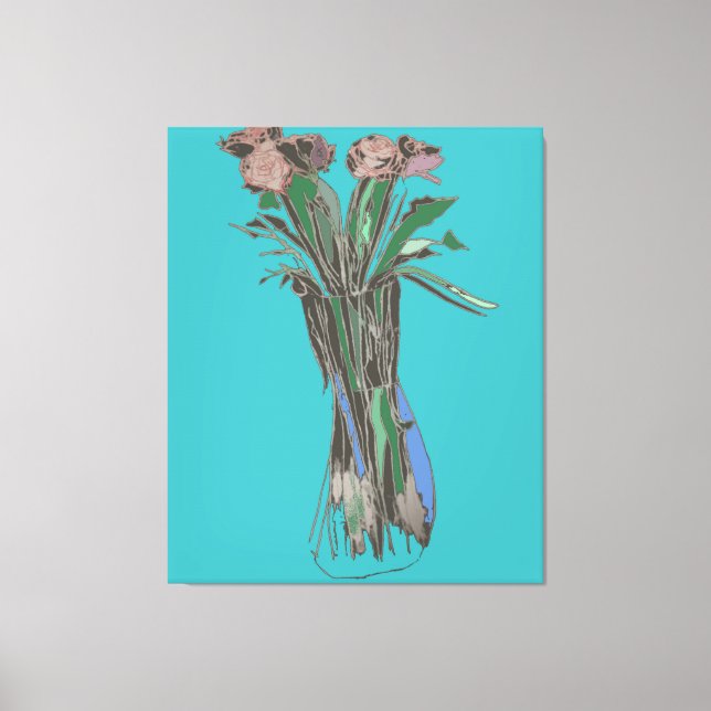 Toile Art Mur Triptyque ImparfaitFleurs encore en fleurs (Recto)