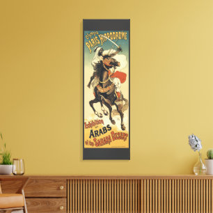 Toile Art Nouveau vintage, Arabes du désert du Sahara