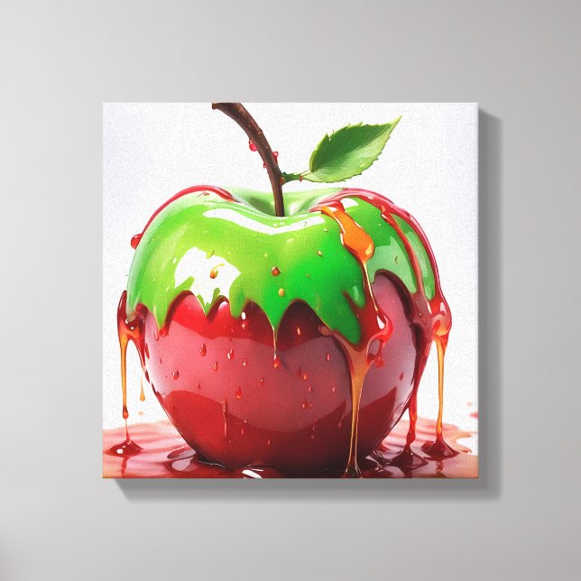 Toile Art numérique Apple (Recto)