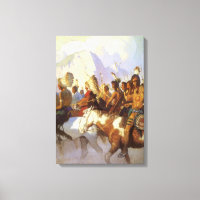 Art occidental vintage, Parti de guerre indien par