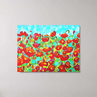 Toile Art "Rassemblement de pavot" par Susi Franco