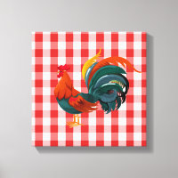 Toile Art-Rooster