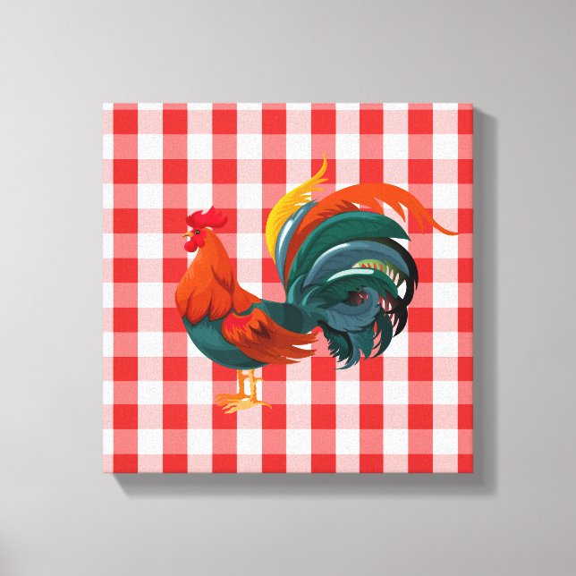 Toile Art-Rooster (Recto)