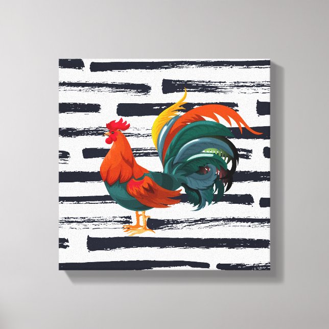 Toile Art-Rooster (Recto)