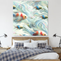 Art sous-marin du poisson et du corail en acryliqu