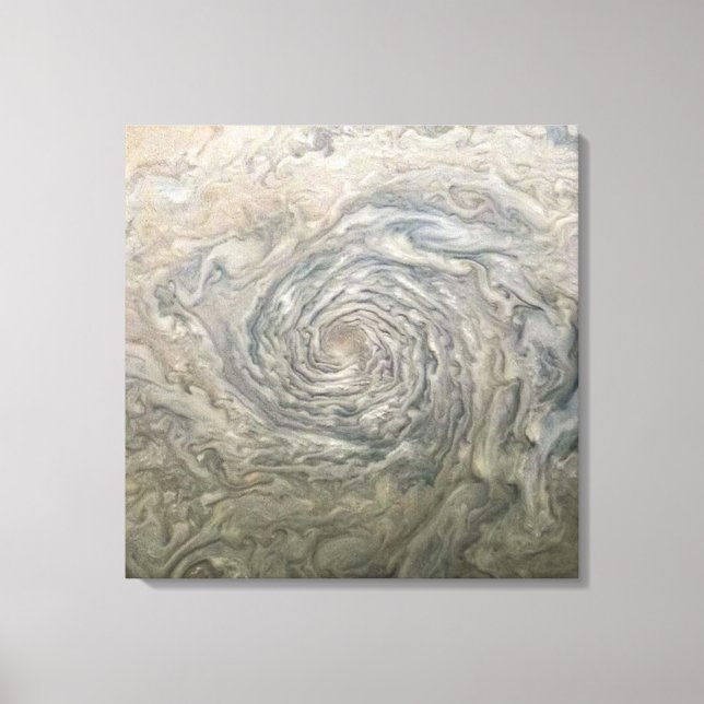 Toile ART SPACE. Un vortex sur Jupiter (Recto)