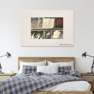 Toile Art Texturé Abstrait Neutre Moderne