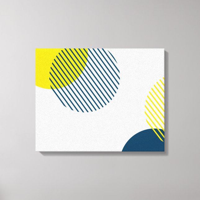 Toile Art urbain abstrait moderne, simple, minimal et te (Recto)