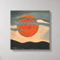 Arthur Dove, Red Sun,