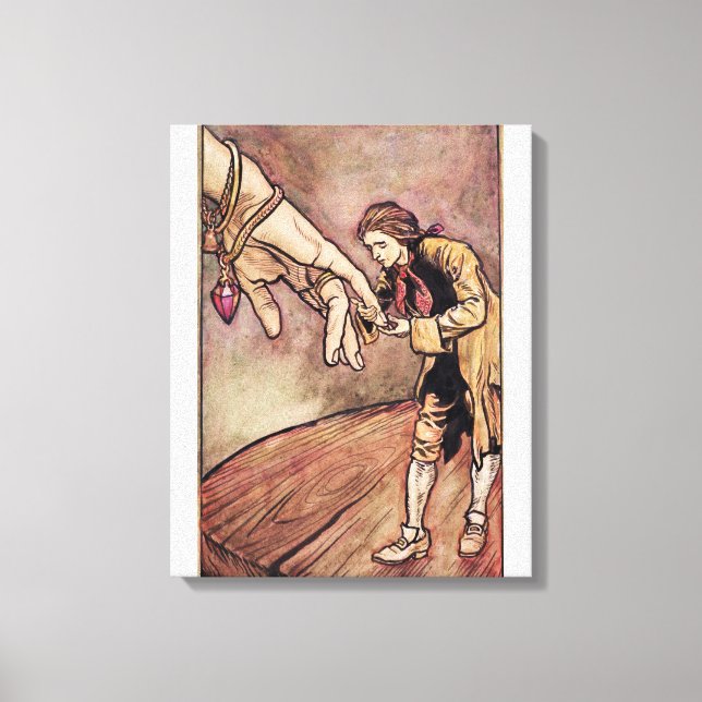 Toile Arthur Rackham | Image aquarelle d'origine (Recto)