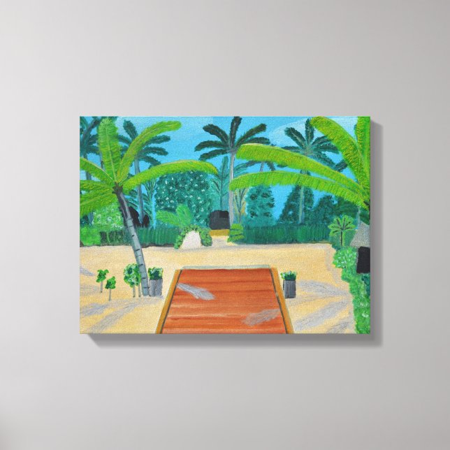 Toile artistique des Maldives  (Recto)