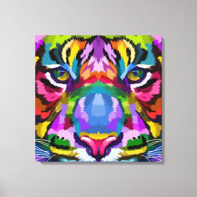 Toile Arty Tiger (Recto)