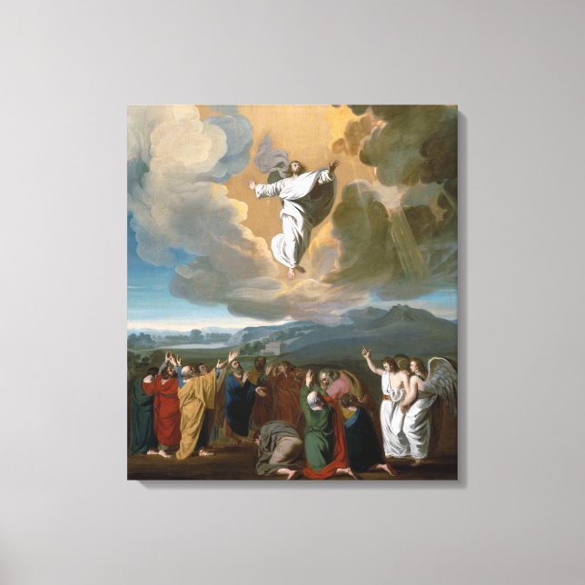 Toile Ascension (Jésus-Christ ascendant au Ciel) (Recto)