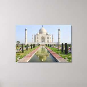 Toile Asie, Inde, Uttar Pradesh, Agra. Le Taj