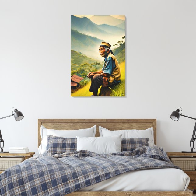 Toile Assis dans la sérénité (Insitu(Chambre))