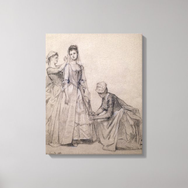 Toile Assister à la mariée (Recto)