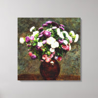 Asters dans un vase