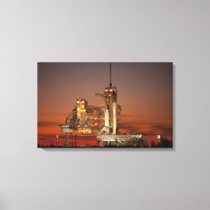 Toile Atlantis Space Shuttle lancement NASA