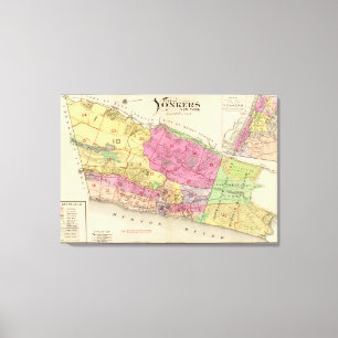 Toile Atlas de Yonkers de carte d'index