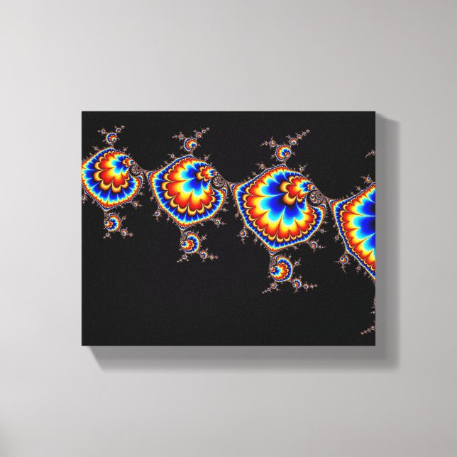Toile Attaque Ufo - Art Fractal (Recto)