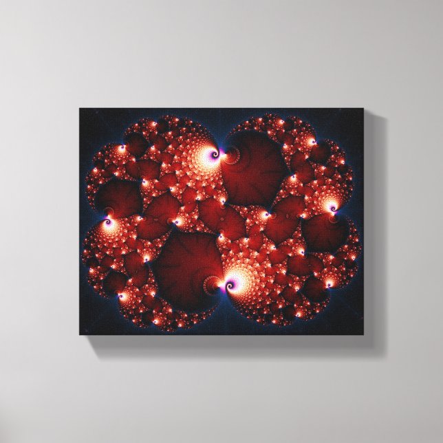 Toile Attrait opposé - Art fractal (Recto)