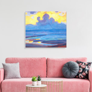 Toile Au bord de la mer Piet Mondrian